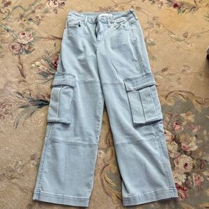 Altar'd State Light Blue Wide Leg Pants